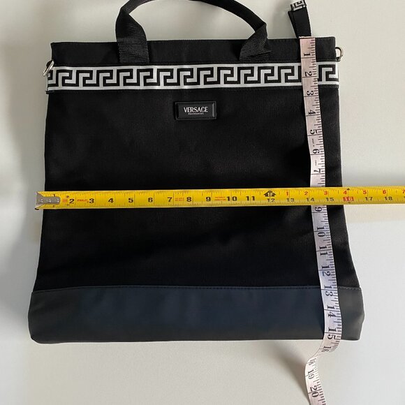 Versace Fragrance Black & Silver Unisex Tote Bag - Picture 12 of 14